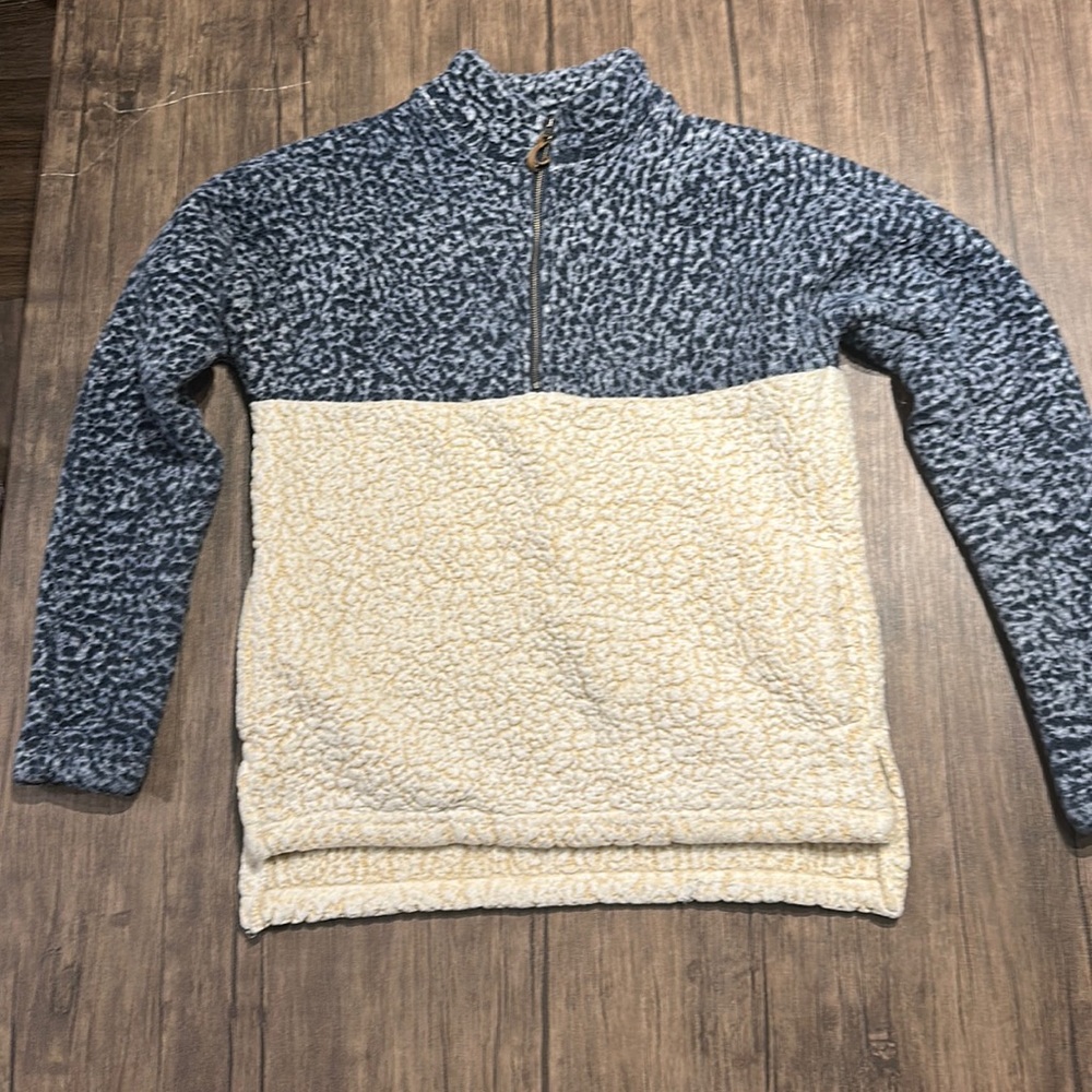 Time and Tru XS Blue Sherpa Jacket